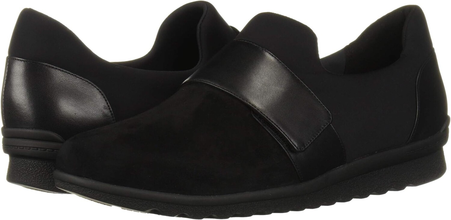 

Кроссовки Josie Instep Strap Aravon, черная замша