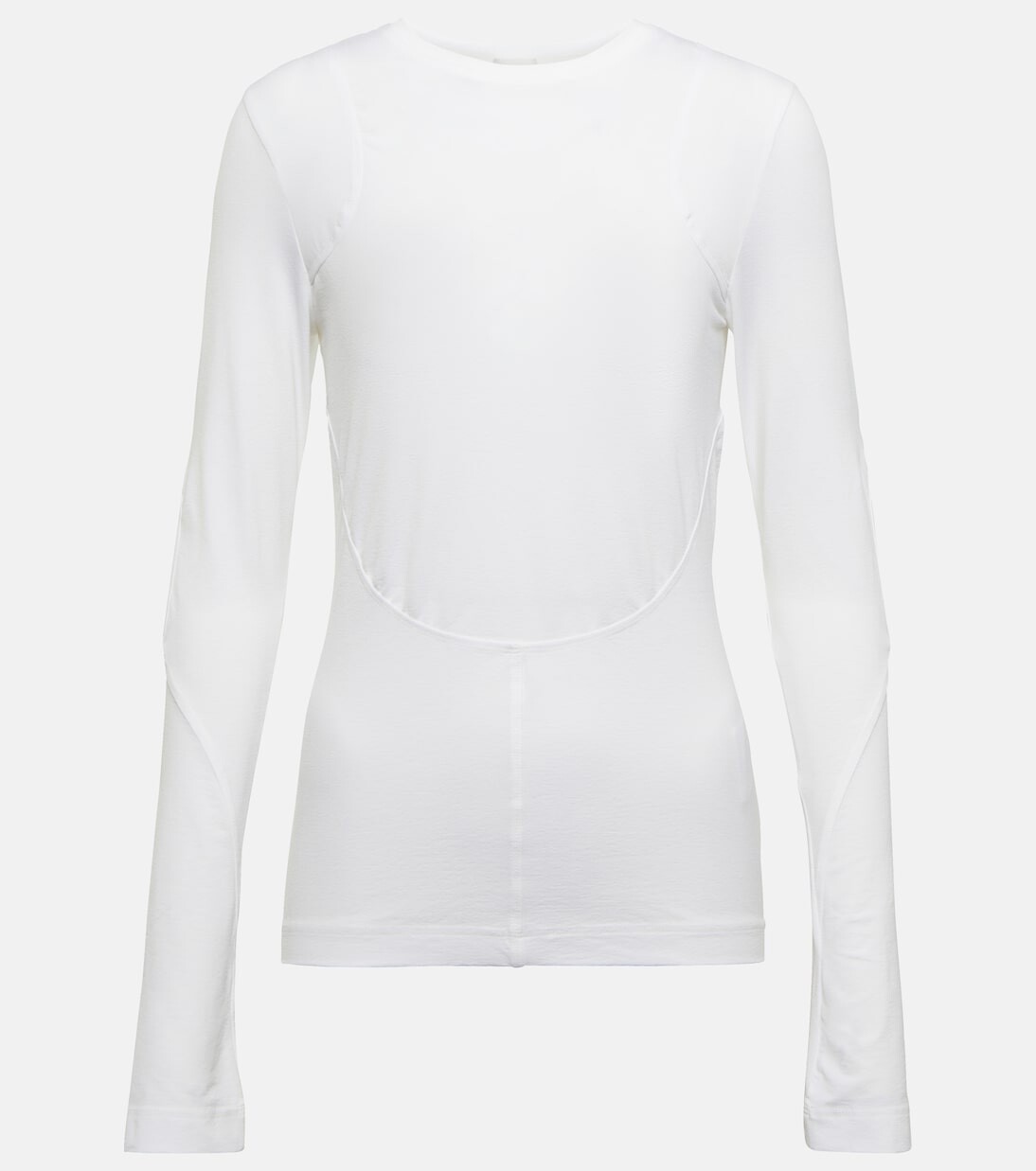 

Топ из джерси со вставками Givenchy, белый