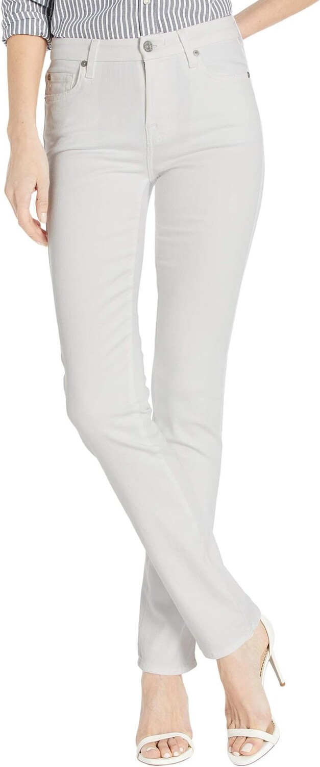 

Джинсы Kimmie Straight in Slim Illusion White 7 For All Mankind, цвет Slim Illusion White