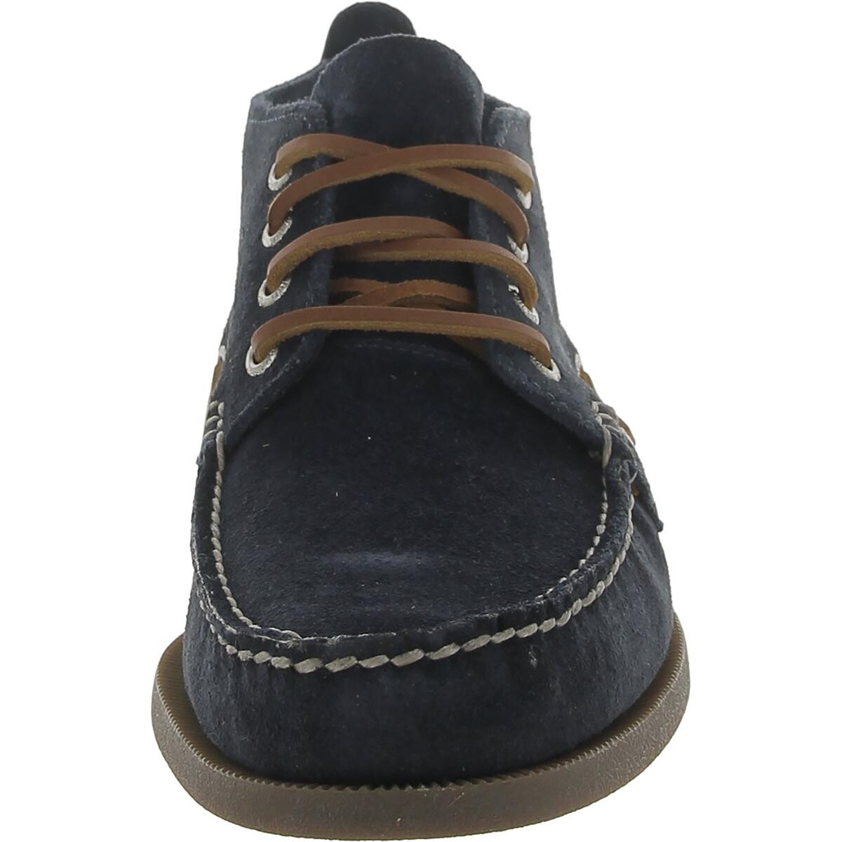 

Мужские замшевые ботинки чукка без шнуровки Sperry, цвет Navy Suede