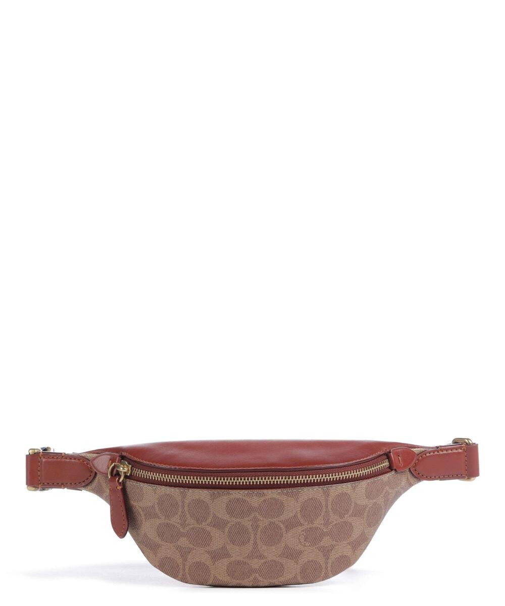 

Поясная сумка из парусины Coach, коричневый