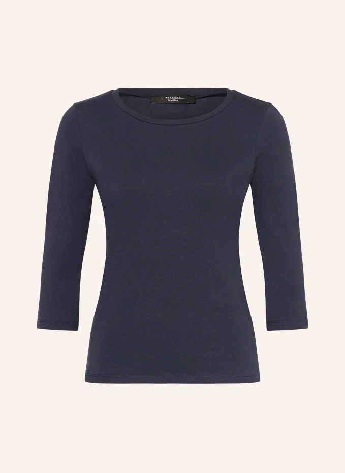 

Рубашка multia с рукавом 3/4 Weekend Maxmara, синий