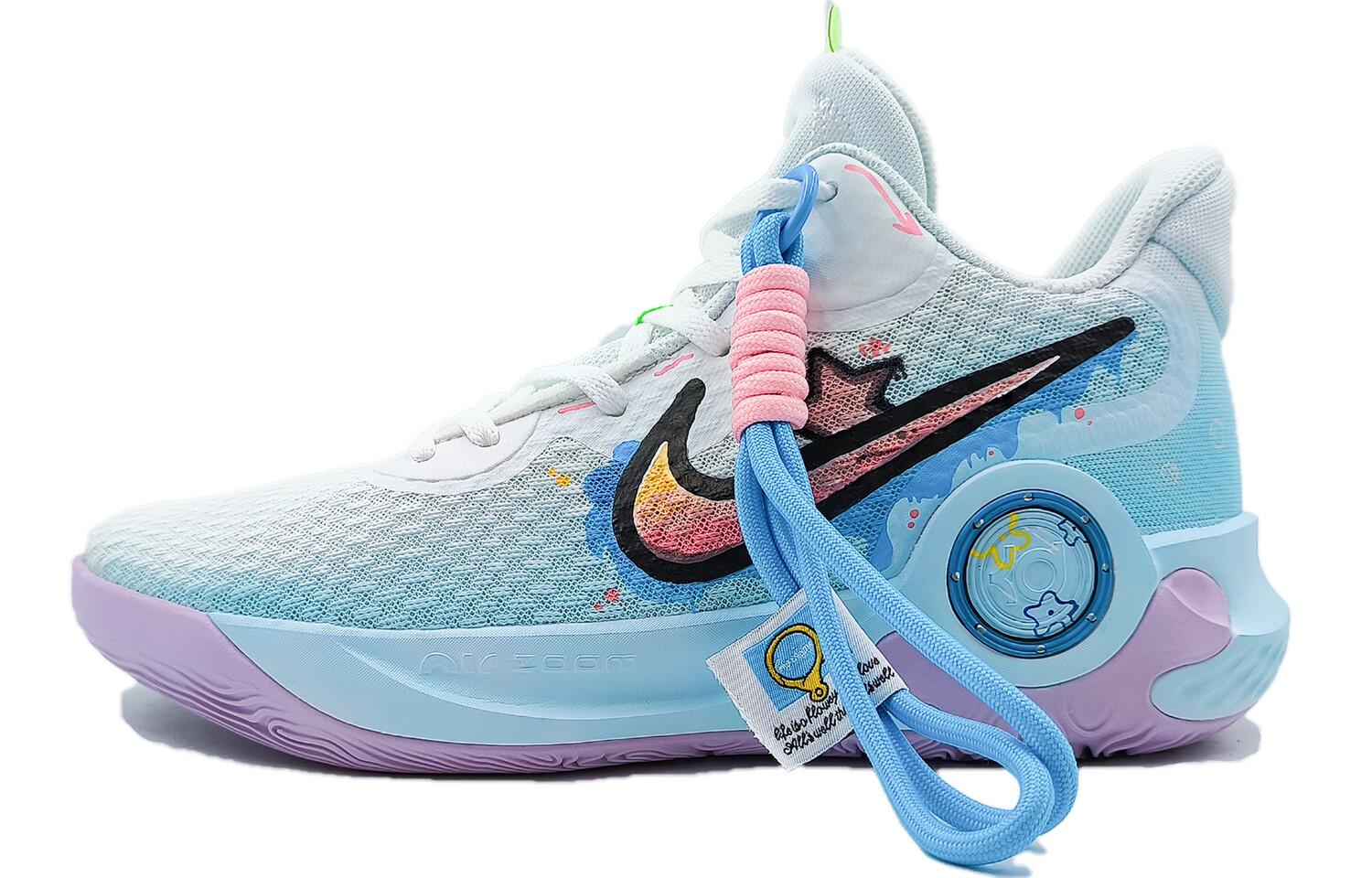 

Кроссовки Nike KD Trey 5 IX Vintage Basketball Shoes Men Mid-top Blue, синий