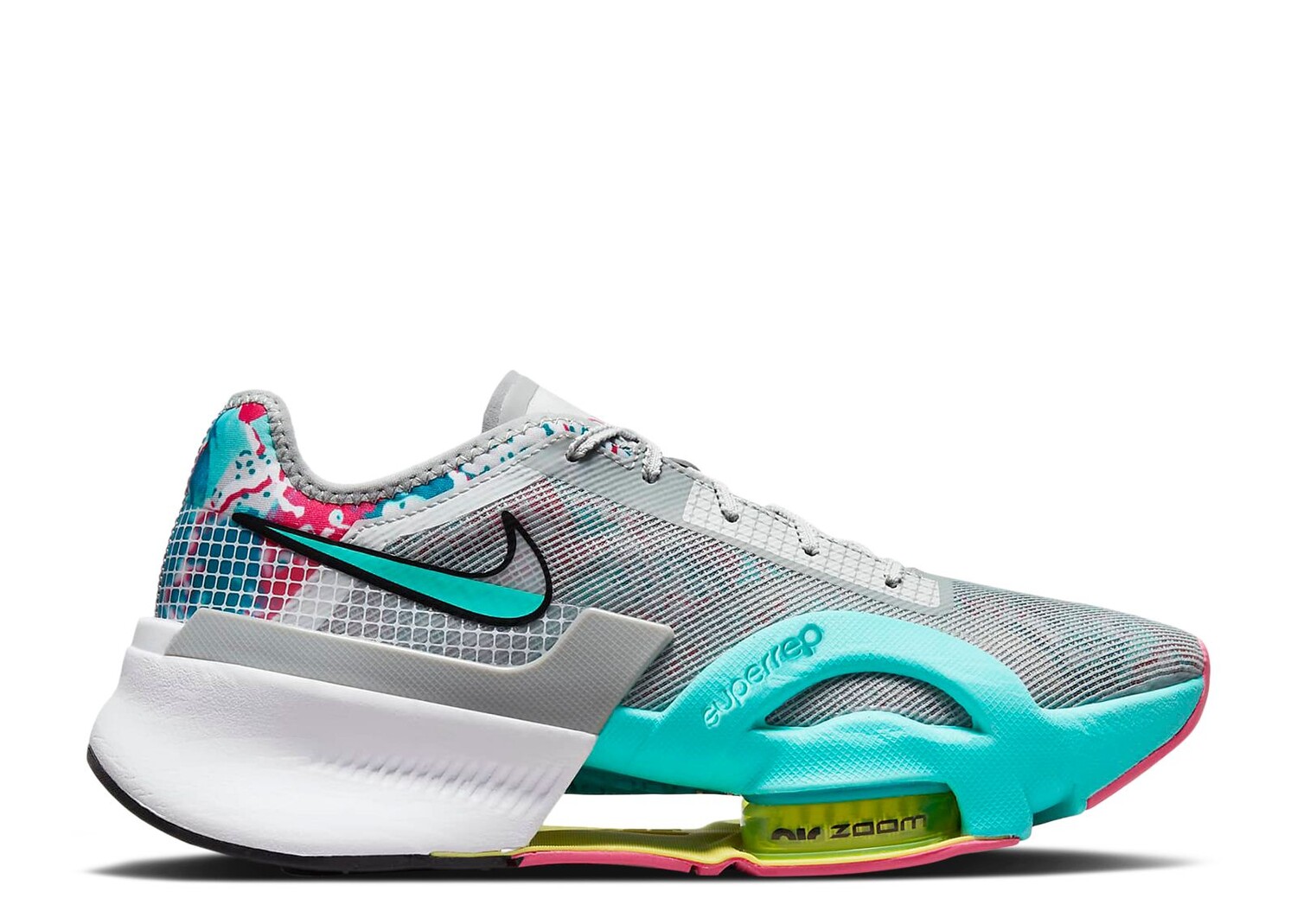 

Кроссовки Nike Wmns Air Zoom Superrep 3 'Graffiti Graphics', серый