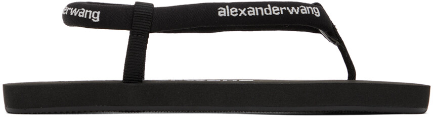 

Alexander Wang Черные трубчатые шлепанцы