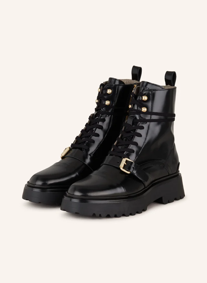 

Байкерские ботинки stellar Allsaints, черный