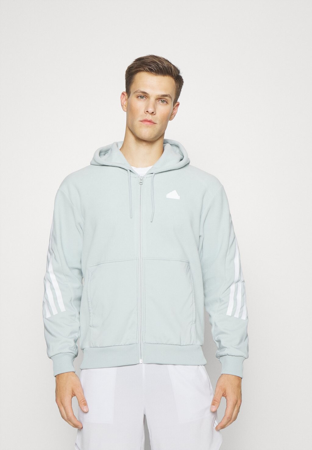 

Толстовка на молнии adidas Sportswear FUTURE ICONS, серебристый