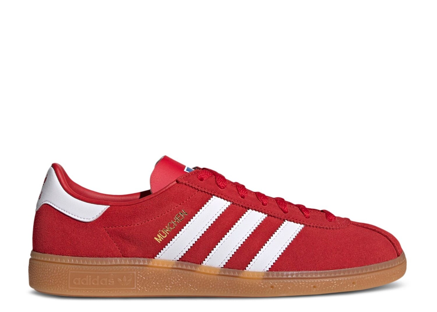 

Кроссовки adidas Munchen 'Scarlet Gum', красный