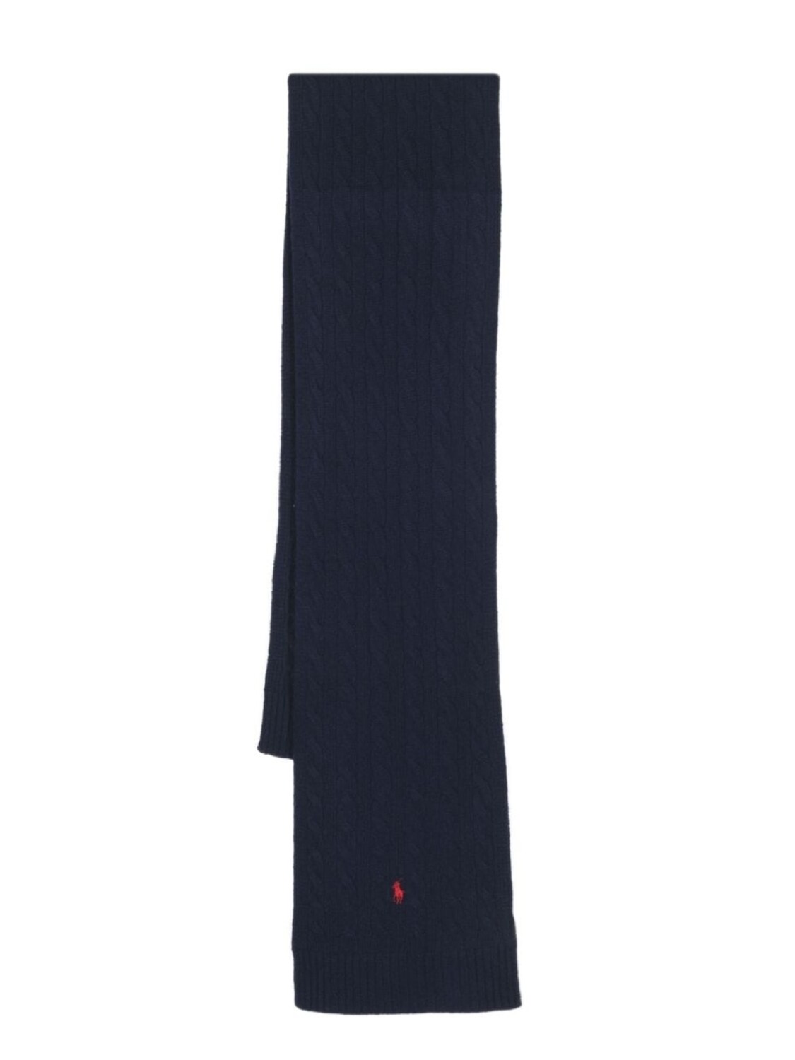 

Polo Ralph Lauren шарф Polo Pony фактурной вязки, синий