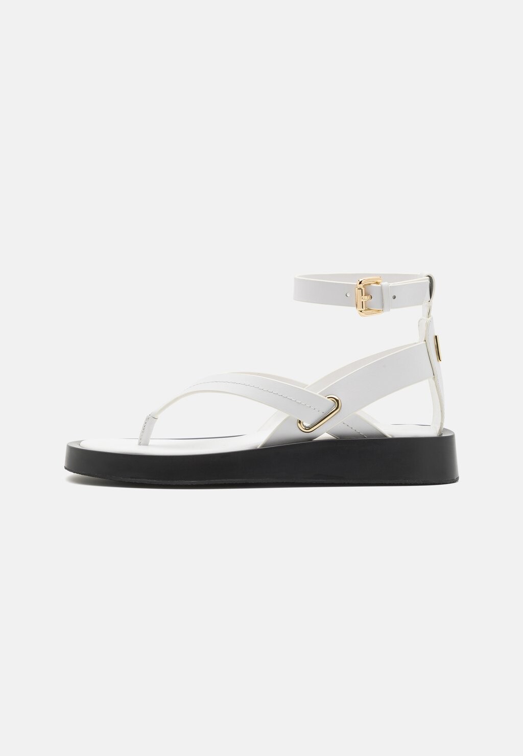 

Сандалии ILIANNA FLAT ANKLE STRAP DKNY, цвет bright white