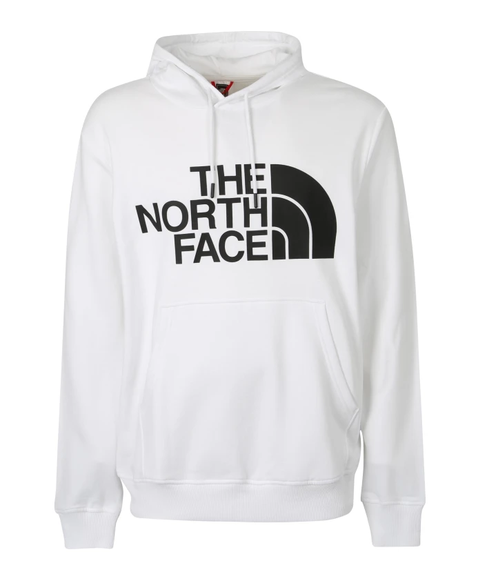 

Худи с логотипом и завязками The North Face, белый