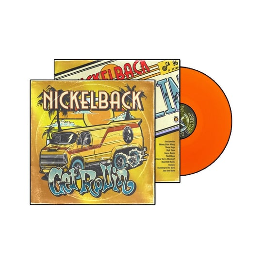 Виниловая пластинка Nickelback - Get Rollin' (оранжевый прозрачный винил)