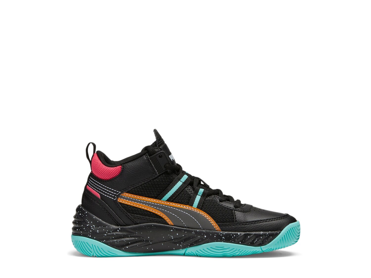 

Кроссовки-слипоны детские Puma Rebound Future Next Gen Speckle, черный / серый