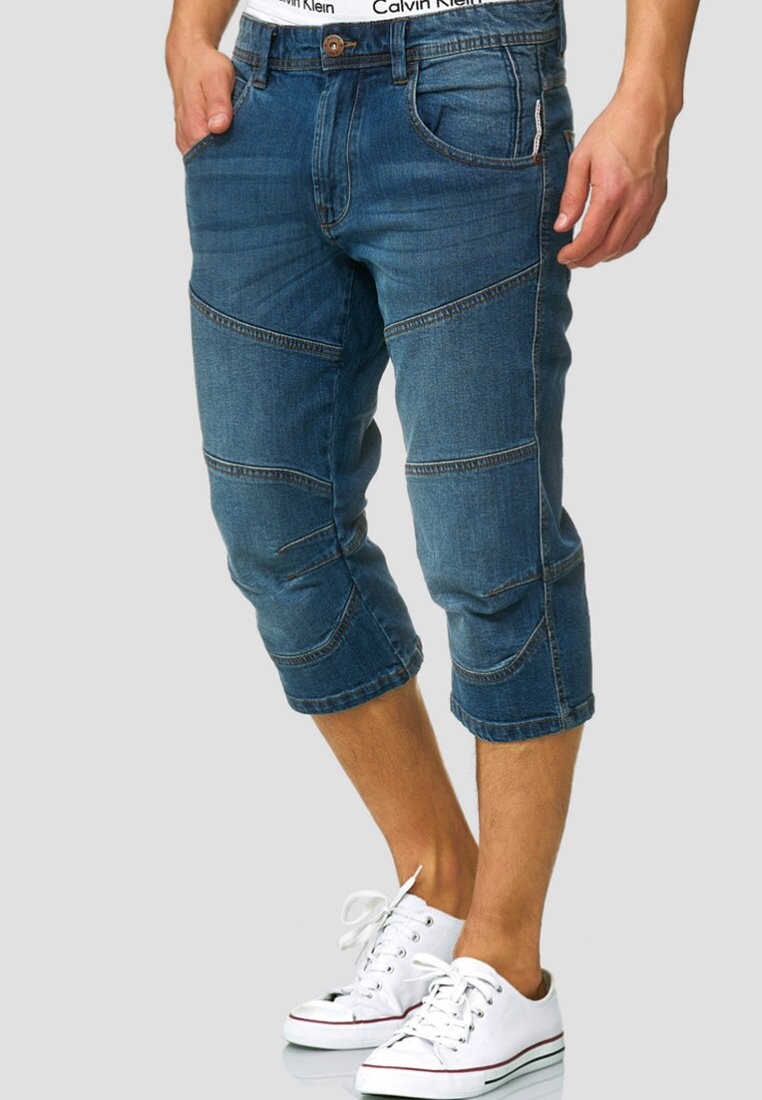 Джинсовые шорты INDICODE JEANS, цвет blue denim