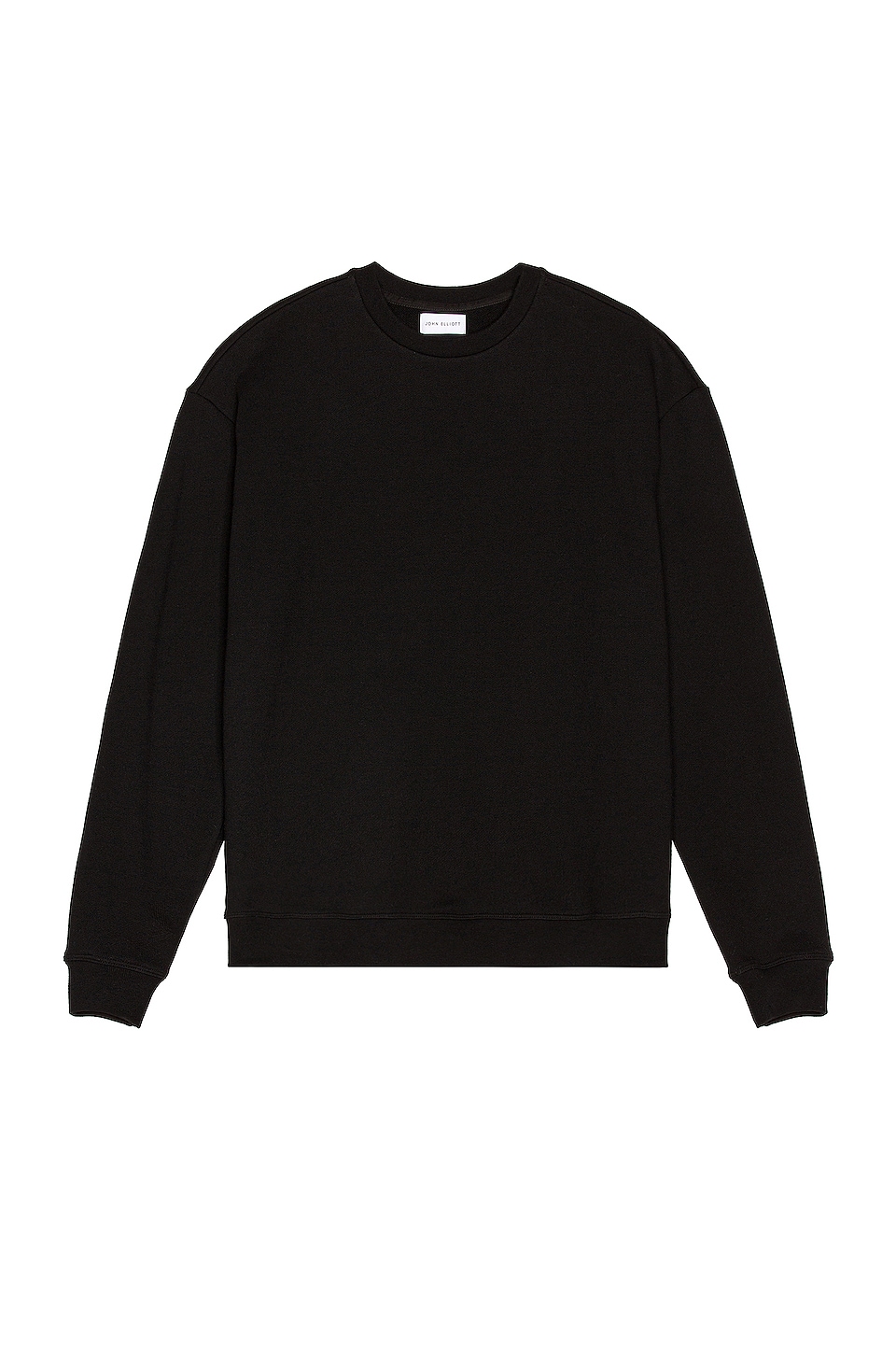 Пуловер JOHN ELLIOTT Oversized Crewneck, черный рубашка john elliott hemi oversized цвет bubba check
