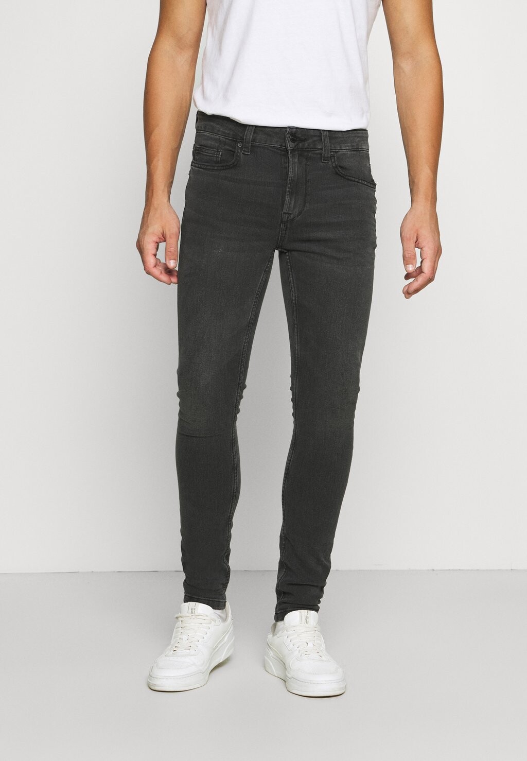 

Джинсы Skinny Fit ONSWARP LIFE WASHED Only & Sons, черный деним