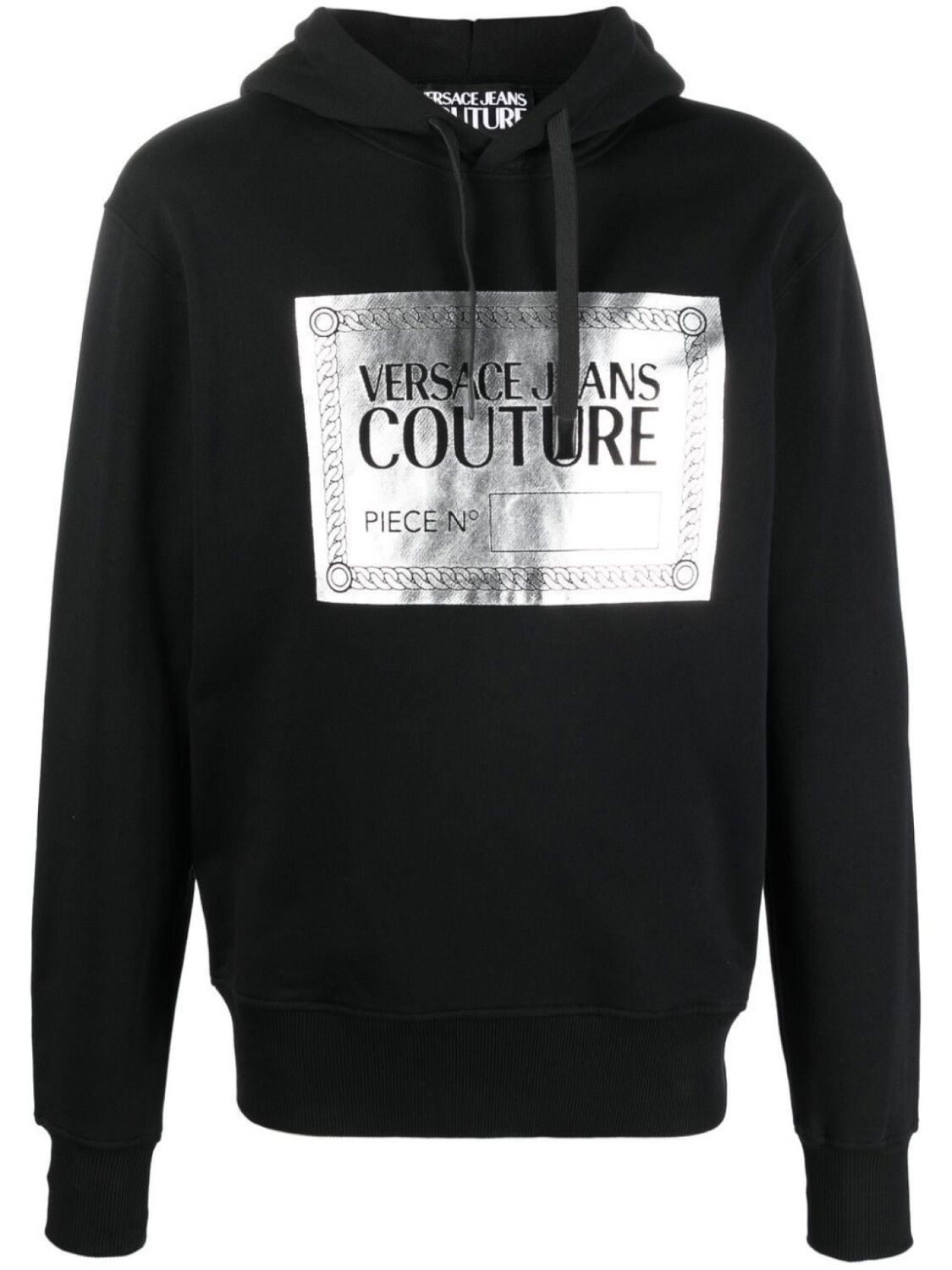 

Худи с логотипом Versace Jeans Couture, черный