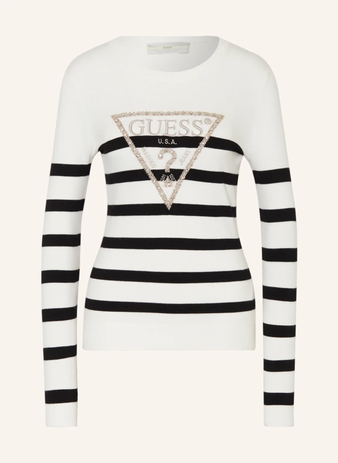 

Rosalie свитер с драгоценными камнями Guess, черный