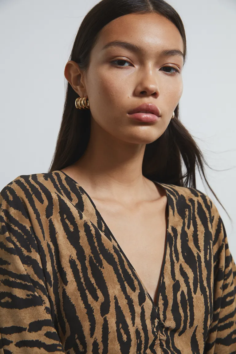 

Платье с комплектами H&M, коричневый