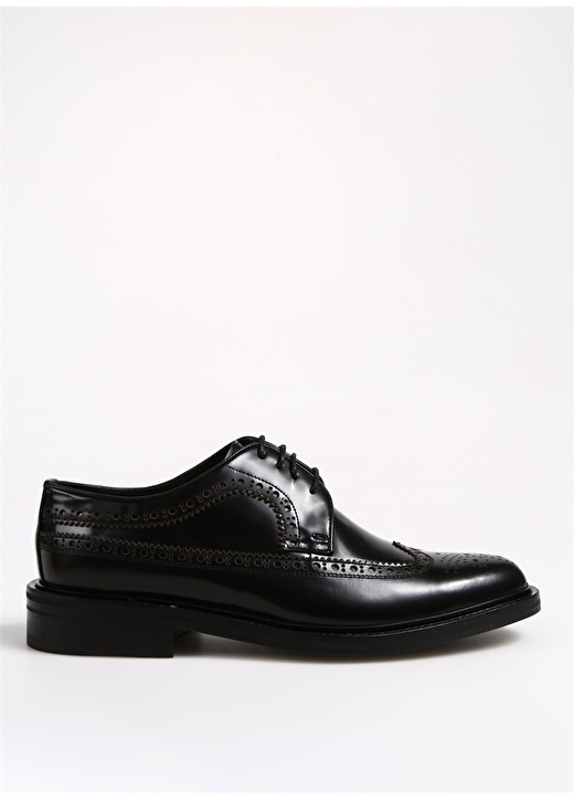Черные мужские кожаные классические туфли George Hogg