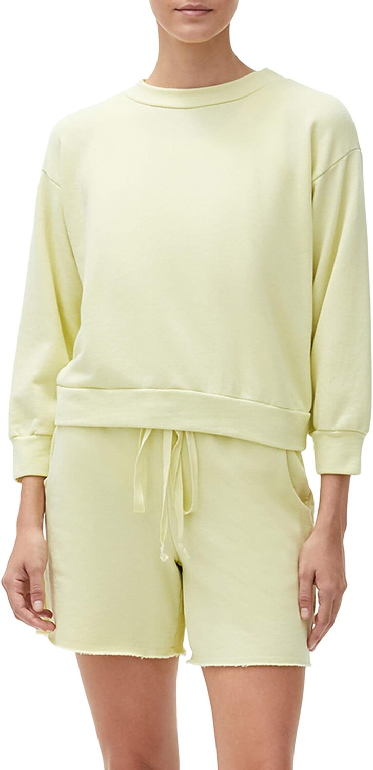

Толстовка Michael Stars Sia Crop Sweatshirt in Hermosa French Terry, цвет Volt