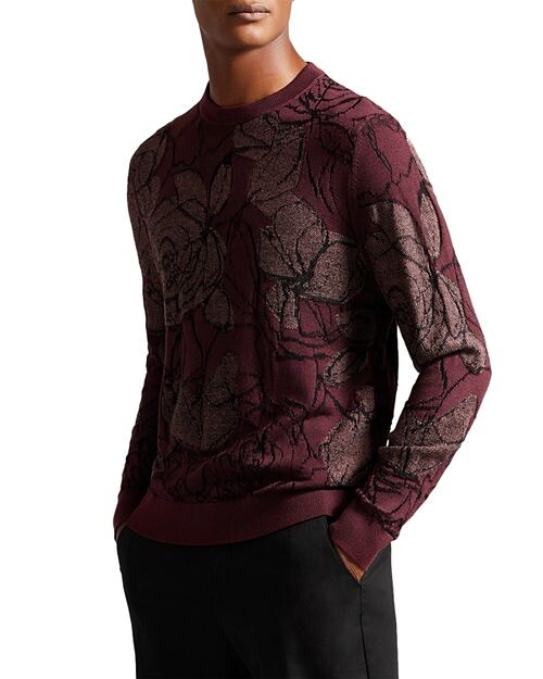 

Шерстяной свитер Simpso с круглым вырезом Ted Baker, цвет Red