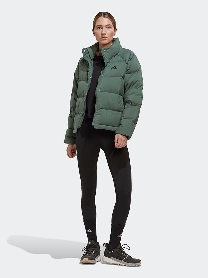 

Пуховик adidas Helionic, зеленый