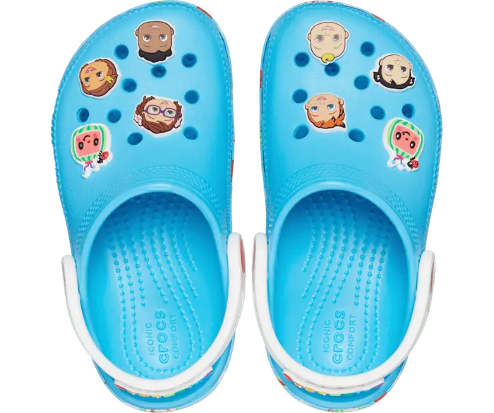 

Классические сабо Cocomelon Crocs для малышей, цвет Electric Blue