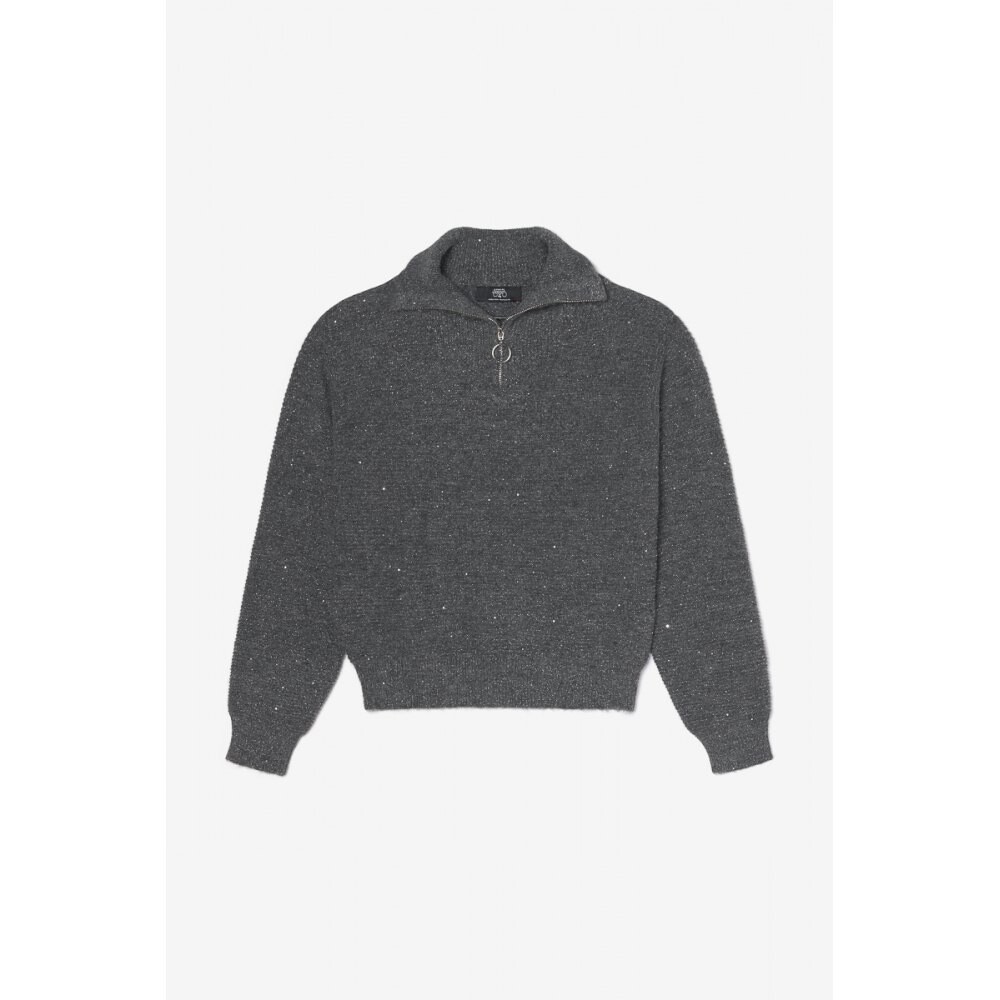 

Свитер Le Temps Des Cerises 59343 Kristing Half Zip, серый