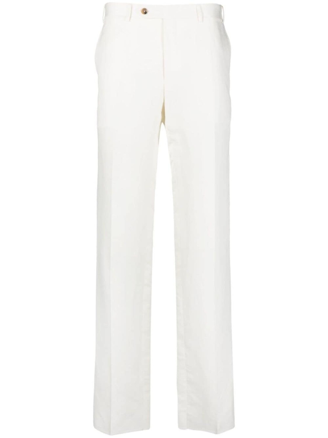 

Canali брюки из смесового льна, белый