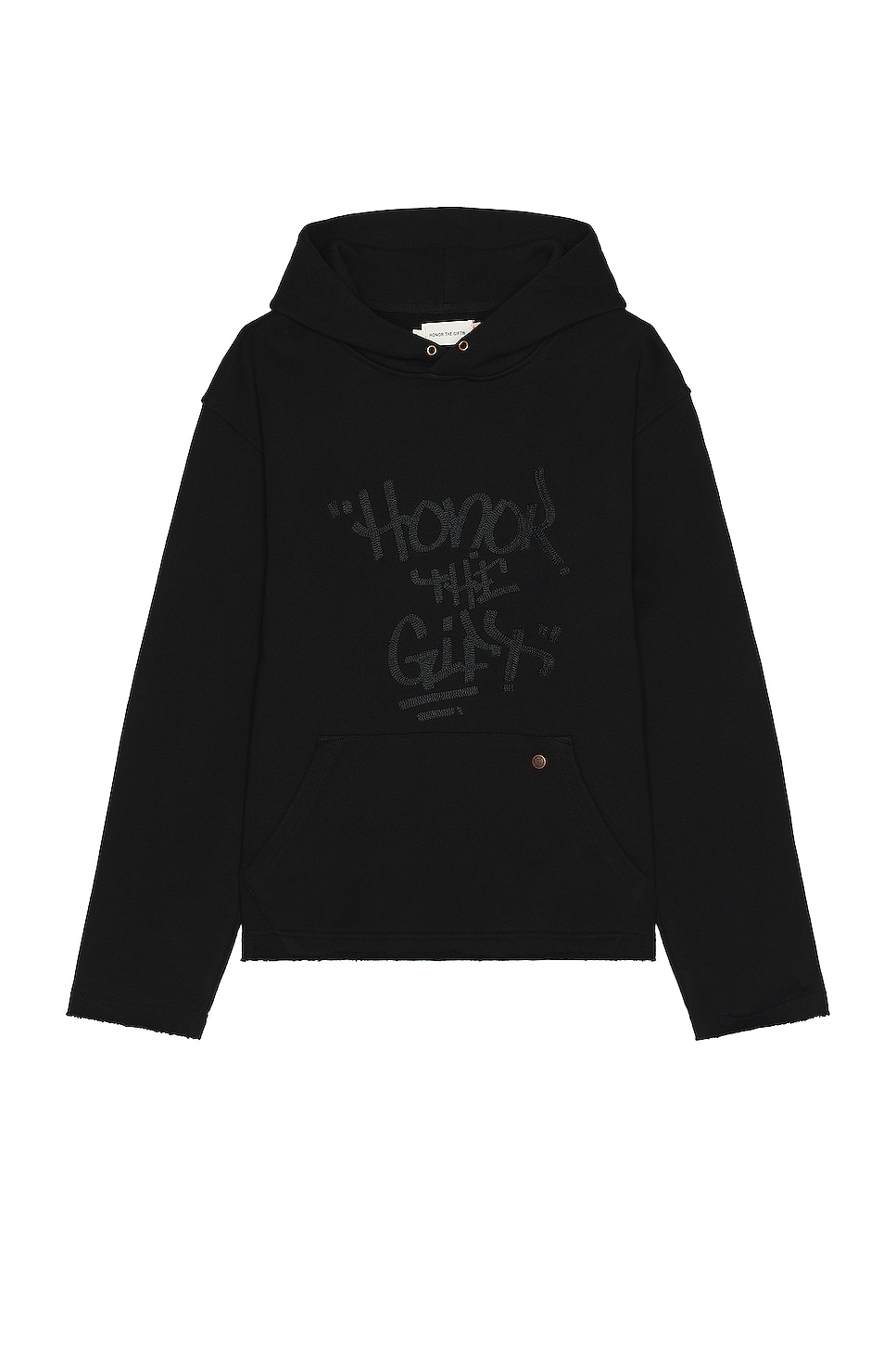 Худи Honor The Gift Script Embroidered, черный футболка honor the gift holiday script black черный