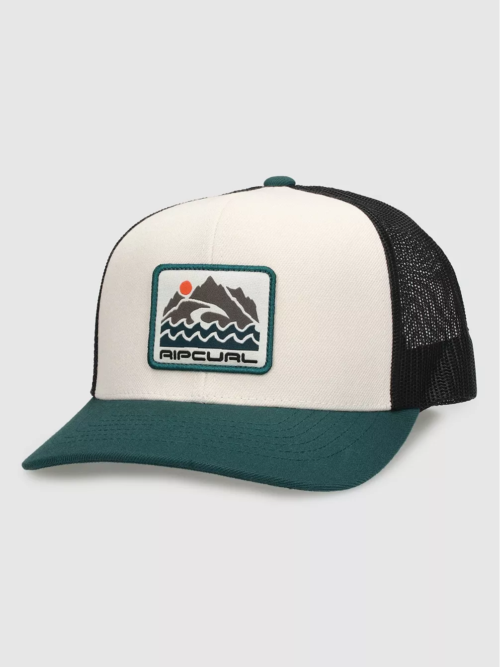 

Кепка дальнобойщика Custom Curve Rip Curl, зеленый
