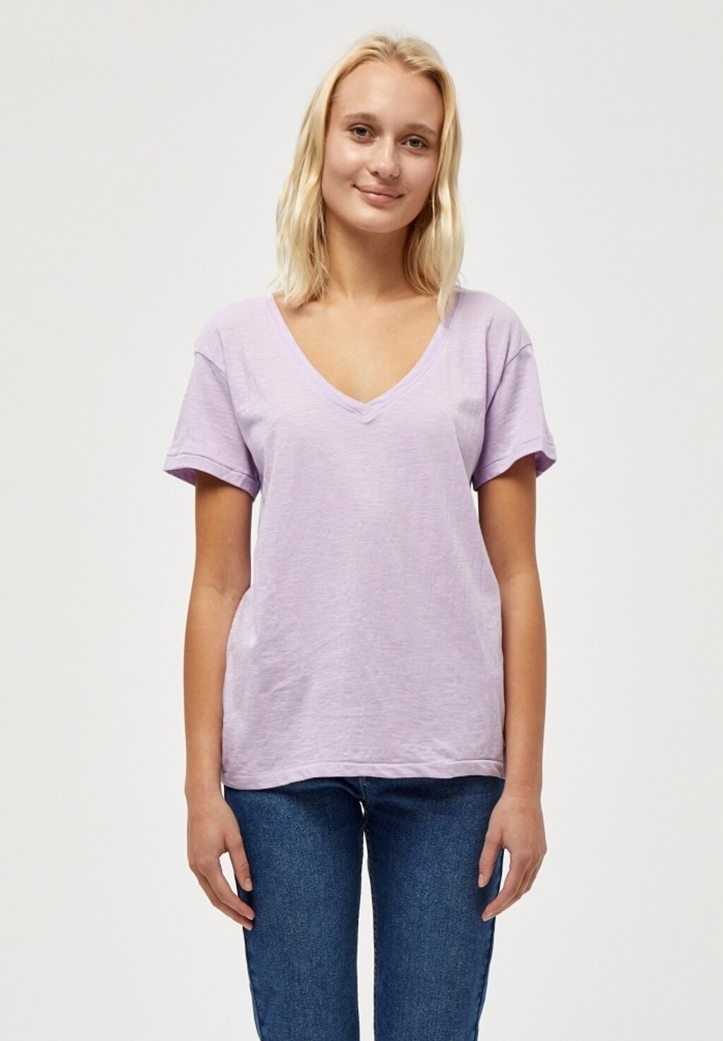 

Футболка базовая DEDANNON TEE Desires, цвет pas. lilac