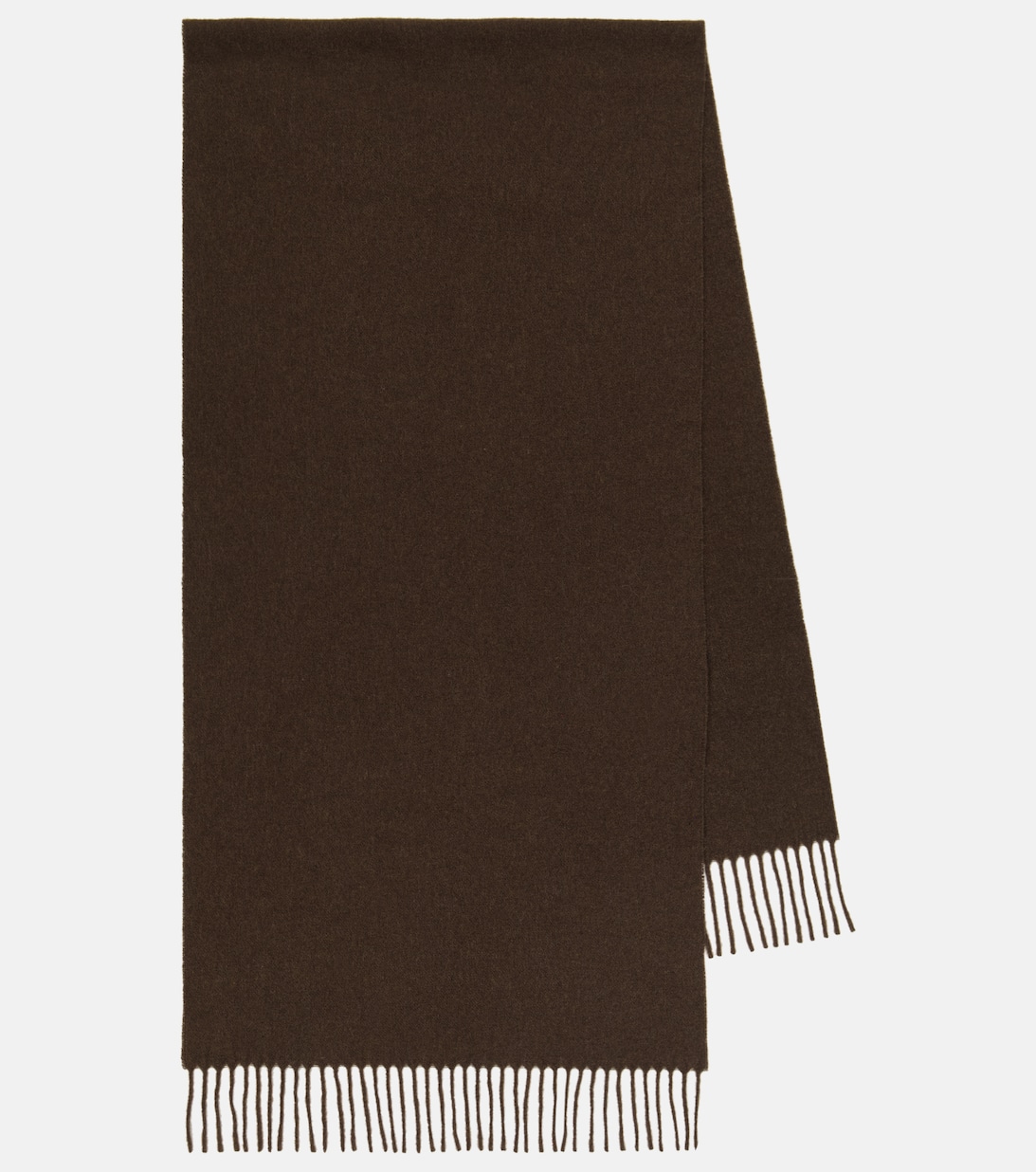 Шерстяной шарф Toteme, коричневый шерстяной шарф lovechild коричневый