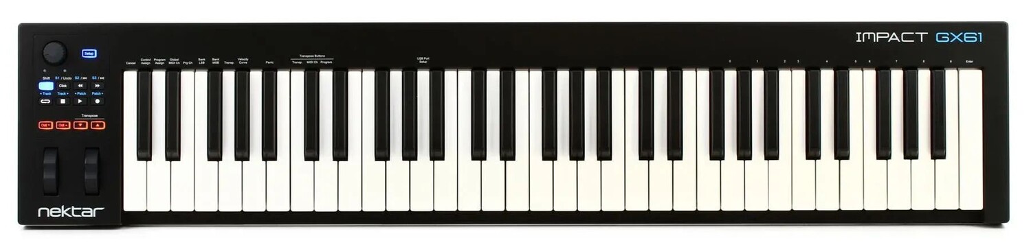 

Контроллер клавиатуры Nektar Impact GX61 с 61 клавишей
