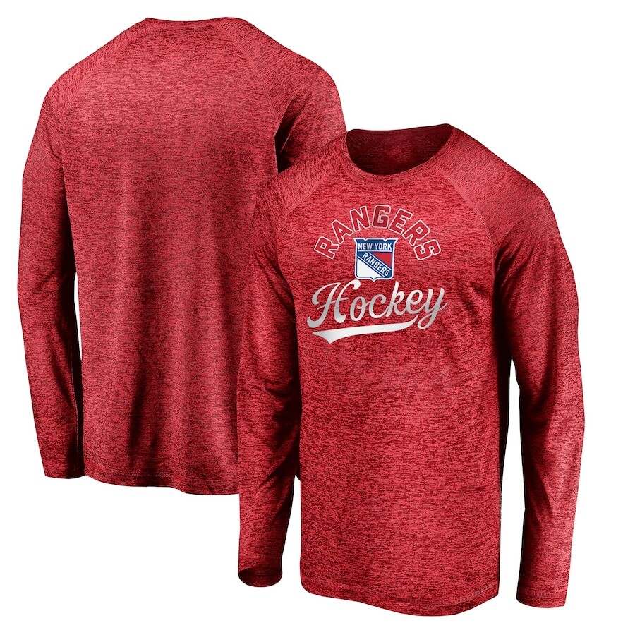 

Футболка с длинным рукавом Fanatics Branded New York Rangers, красный