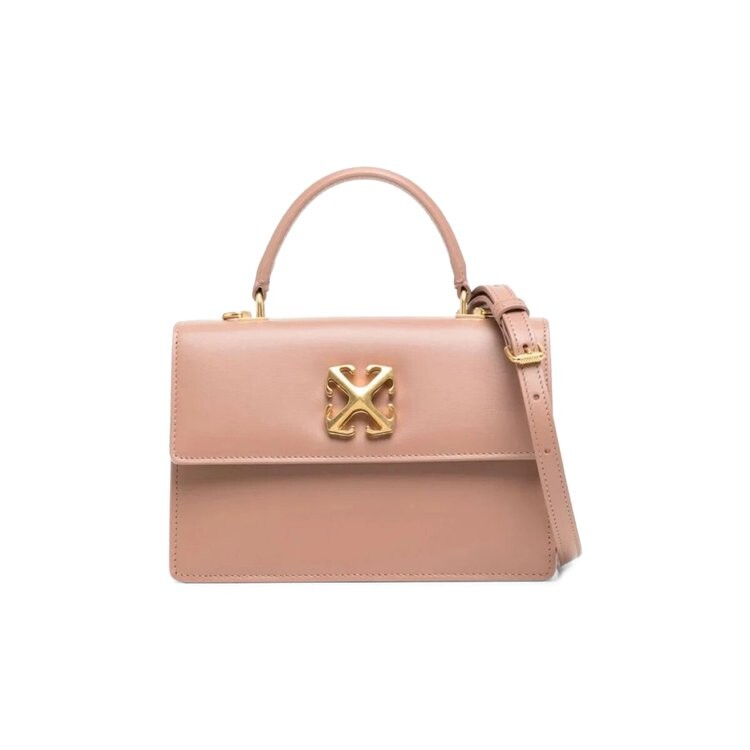 

Сумка top-handle Off-White Jitney 1.4 Top Handle Bag, цвет Nude