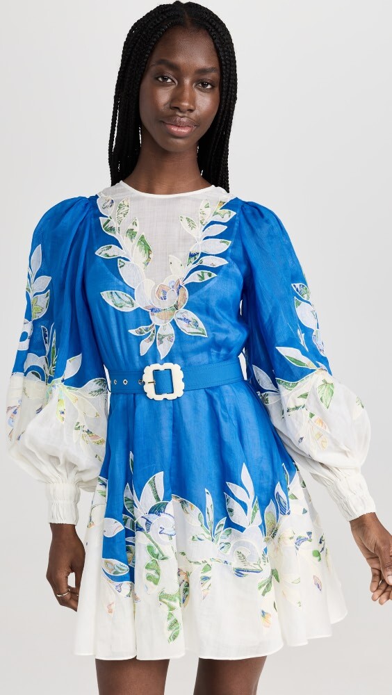 

Платье мини Alemais Rita Embroidered, кремовый
