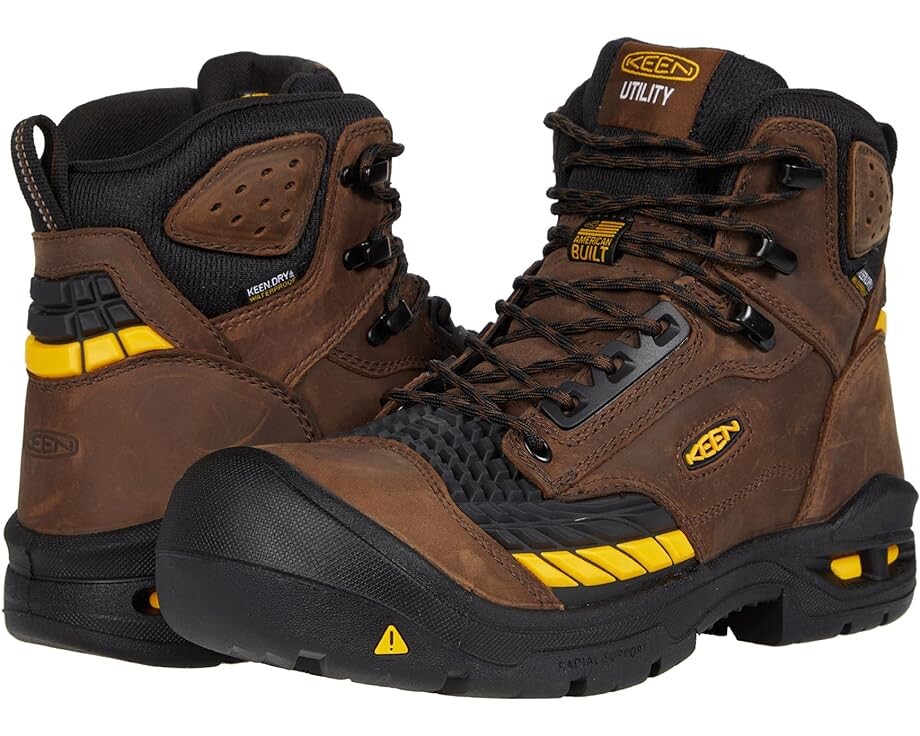 

Ботинки KEEN Utility Troy 6" KBF Waterproof, цвет Dark Earth/Black