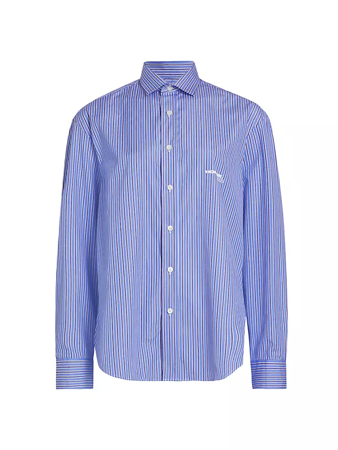 

Рубашка оверсайз Hommegirls, цвет bold blue stripe