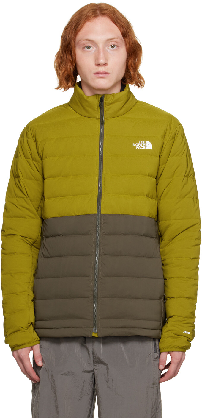 

Зелено-серый пуховик Belleview Серный мох The North Face, Зеленый