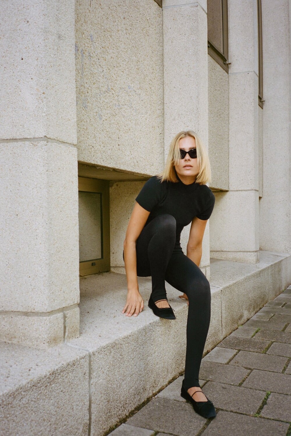 

Мягкий эластичный топ ZARA, черный