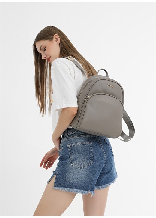 

Норковый женский рюкзак Fossil