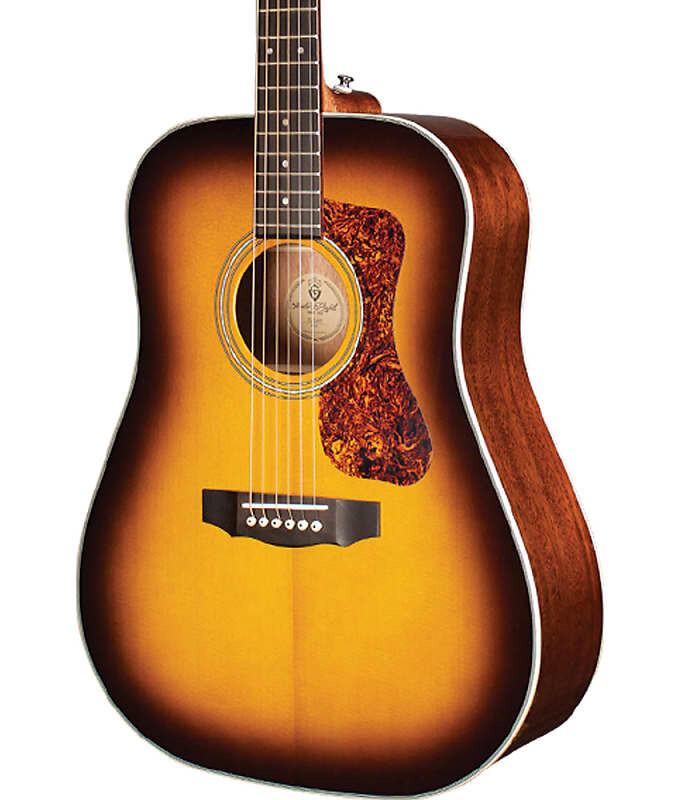 

Акустическая гитара Guild D-140 Spruce/Mahogany Acoustic Guitar - Antique Burst Gloss