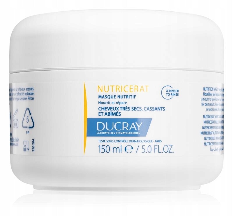 

Ducray Nutricerat питательная маска для сухих и поврежденных волос 150мл