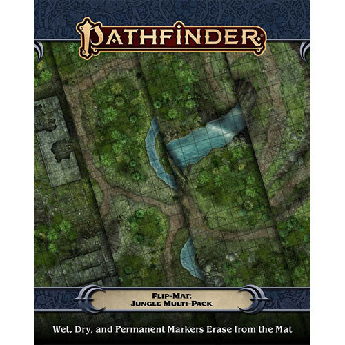 

Ролевая игра Paizo Publishing Pathfinder 2E RPG: Flip-Mat - Jungle Multi-Pack