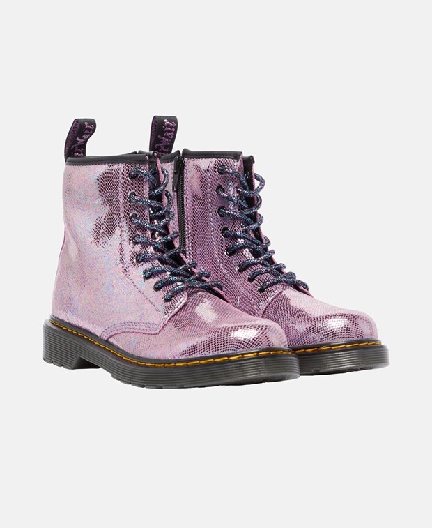 

Ботинки на шнуровке Dr. Martens, лиловый