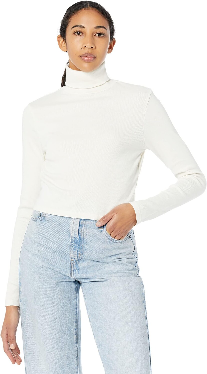 

Водолазка в рубчик с лунной ребристостью Levi's, цвет Tofu