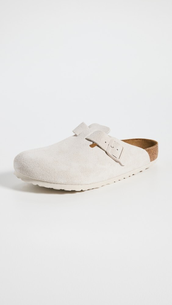 

Сандалии Birkenstock Antique White Boston Clogs
