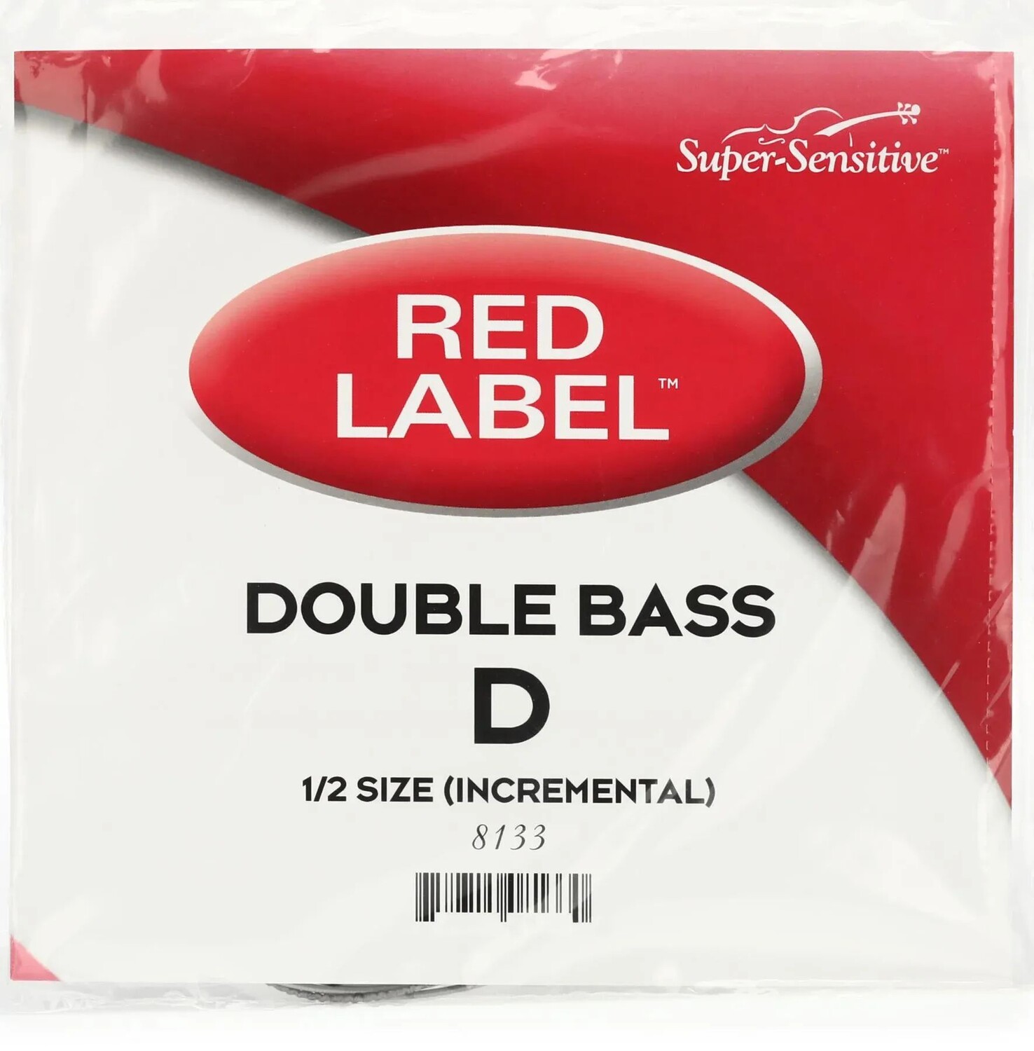 

Струна D для контрабаса Super-Sensitive 8133 Red Label — размер 1/2